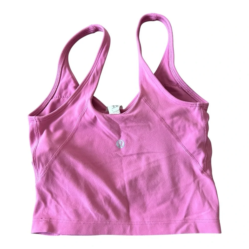 Lululemon Pink Athletic Crop Tank / Workout Camisole – Size 0